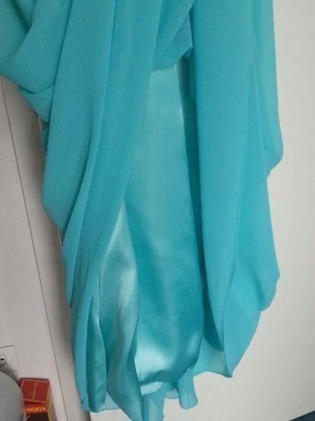 Vestiti: Abendkleid Türkis Chiffon 40 oder 46 - AUSVERKAUF – Nuovo e nell'imballaggio originale da turbenthal venduto da lory300zx 3