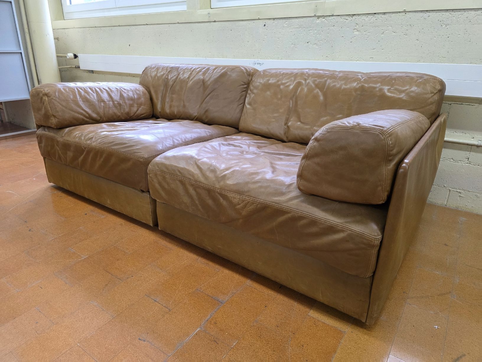 De Sede Divani: Designer Leder Sofa / Schlafsofa De Sede DS76 2-teilig – Usato da Lichtensteig venduto da Usedinstorecom 3