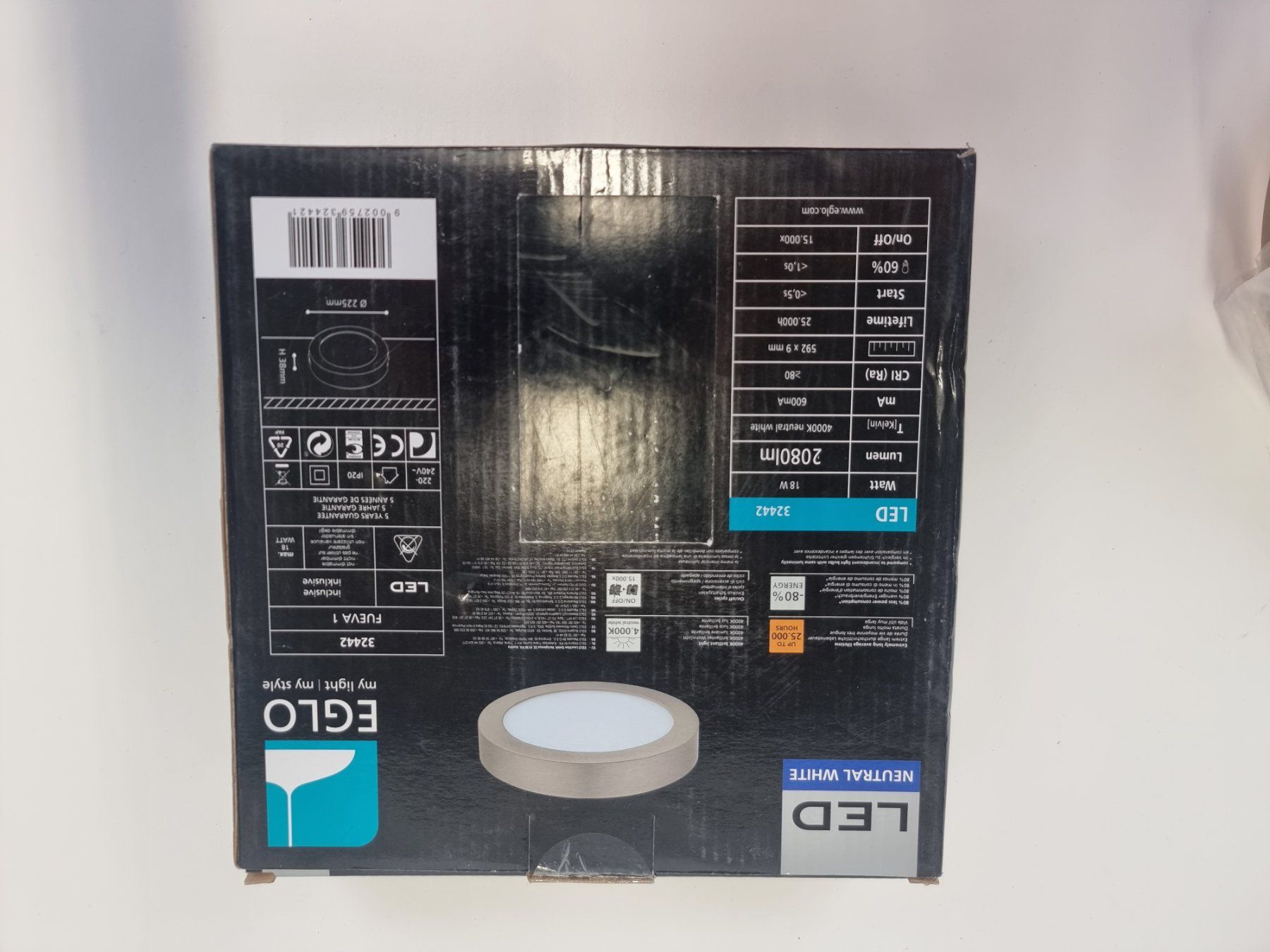 Eglo Lampade: LED Lampe EGLO Fueva 1 – Usato da Urtenen-Schönbühl venduto da Restwert_Schoenbuehl 4