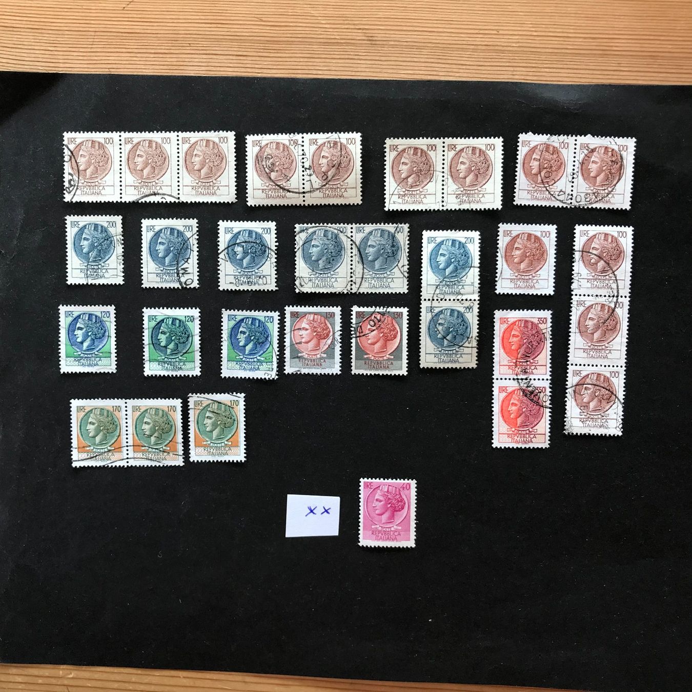 Alle Briefmarken: ITALIEN: kleine Sammlung 1863 - 1955, gest. – Gebraucht aus Uitikon Waldegg von Gooddeal05 8