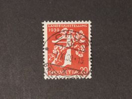 Chur, Vollstempel 1.X.39, auf Landi Nr, 139