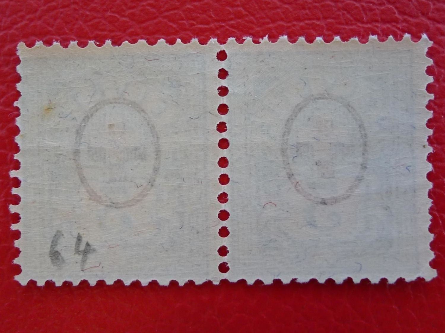Tutti i francobolli: 1894: Nr.59Bb postfrisches, fehlerfreies Paar ** – Usato da Sursee venduto da Luzernerraute 2