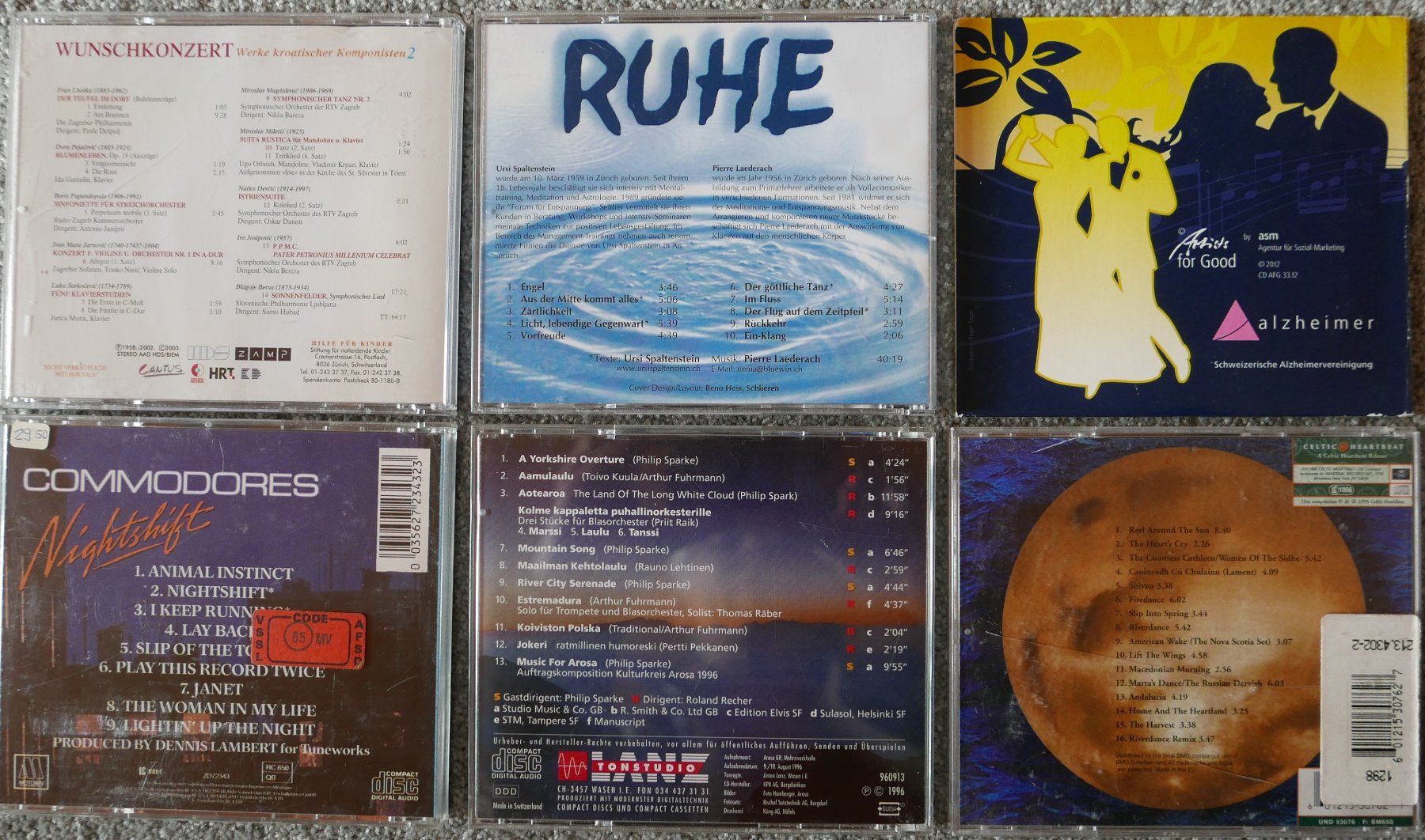 CDs: CD Sammlung Riverdance / Commodores / Music for Arosa ...... – Gebraucht aus Weil am Rhein von switzer-land 1