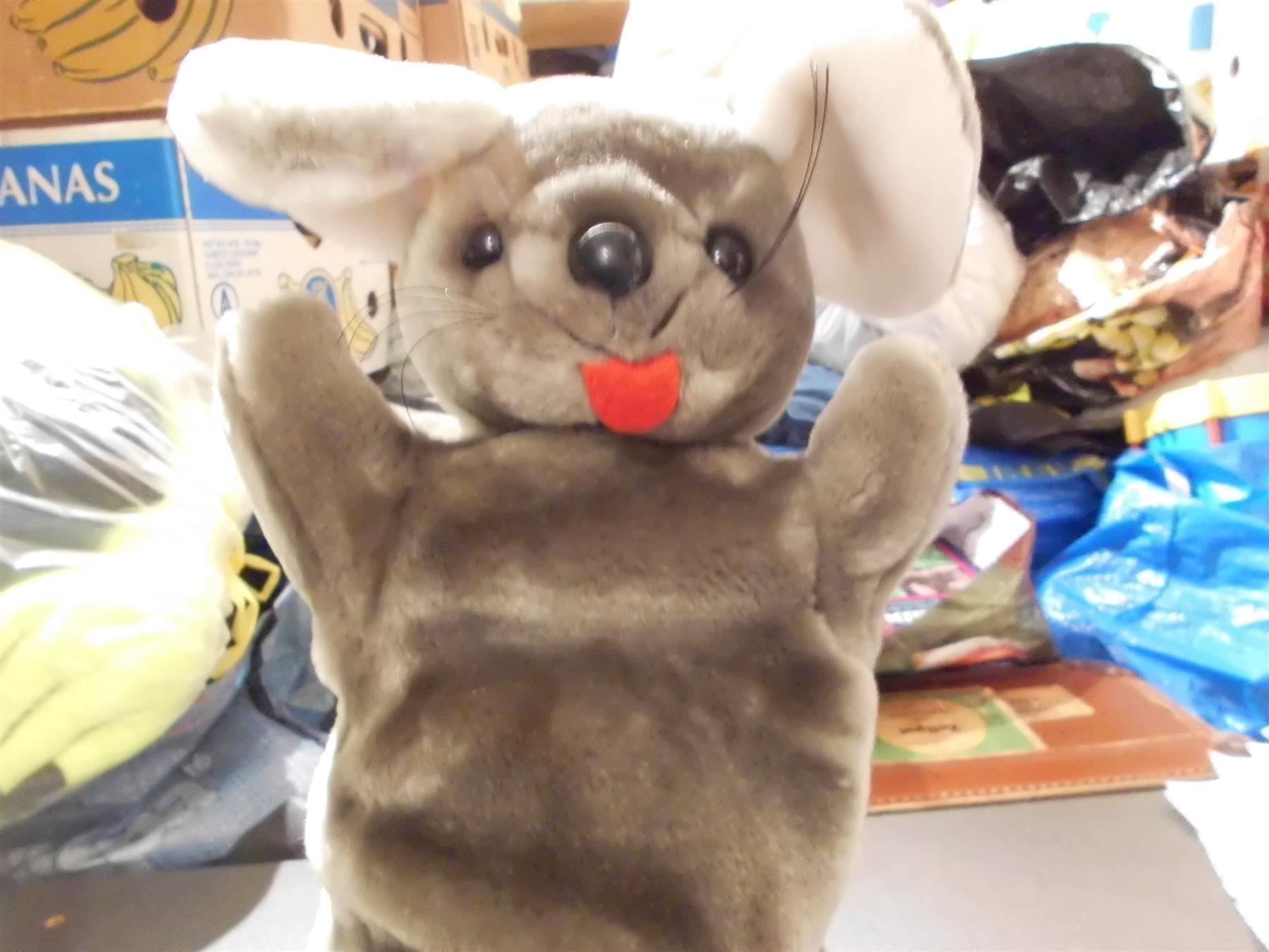 Puppen: Handpuppe Maus, grau, Plushpups – Gebraucht aus Zürich von abraxas1291