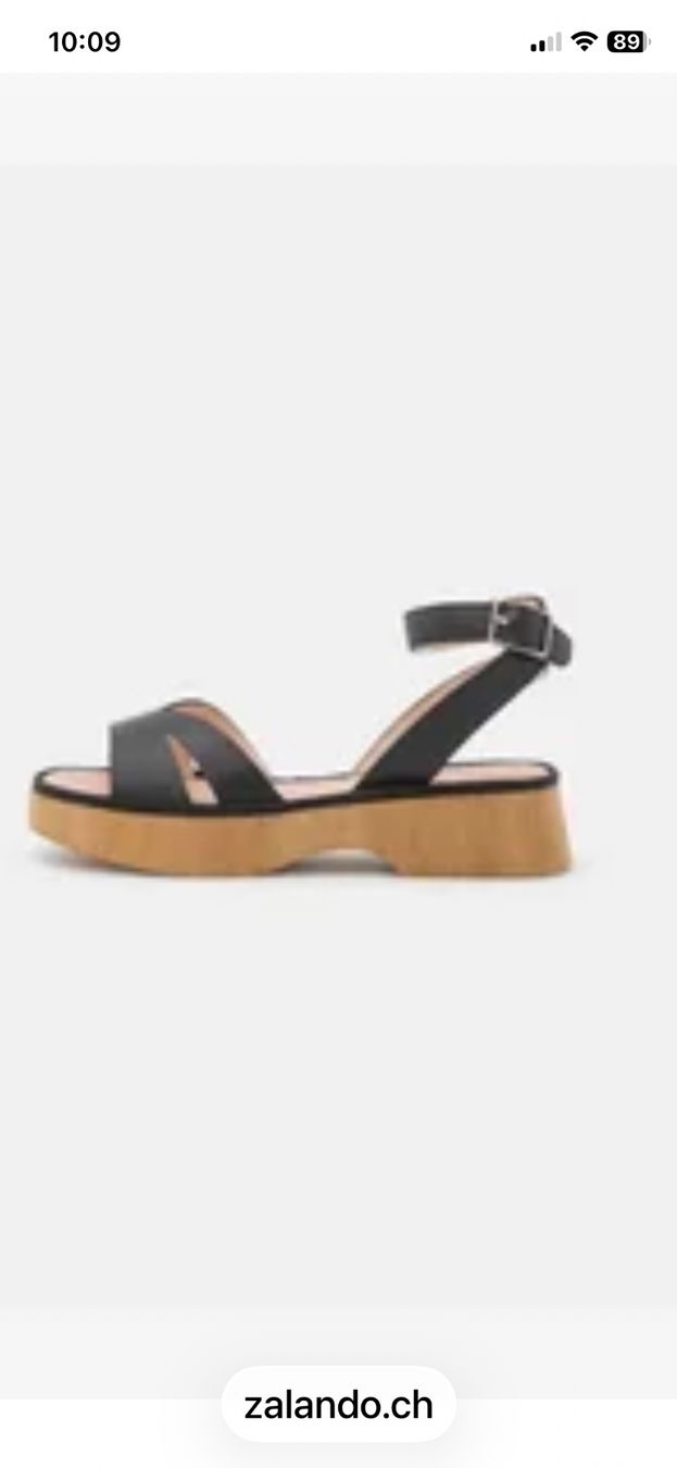Zalando Damenschuhe: Plateau Sandaletten – Gebraucht aus Zürich von Ecedi