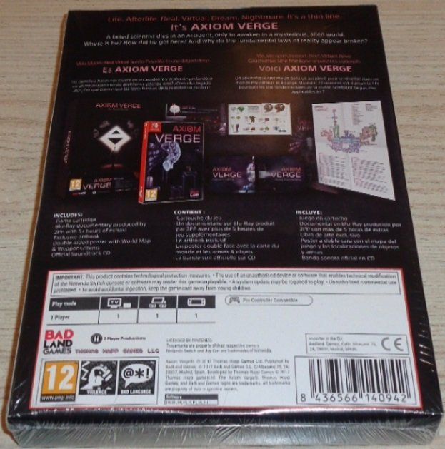 Giochi: Axiom Verge: Multiverse Edition ***SEALED*** (SWITCH) – Nuovo e nell'imballaggio originale da Thun venduto da Gameparadise 1