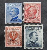 Briefmarken Italien Kos 1912/16 ungebraucht