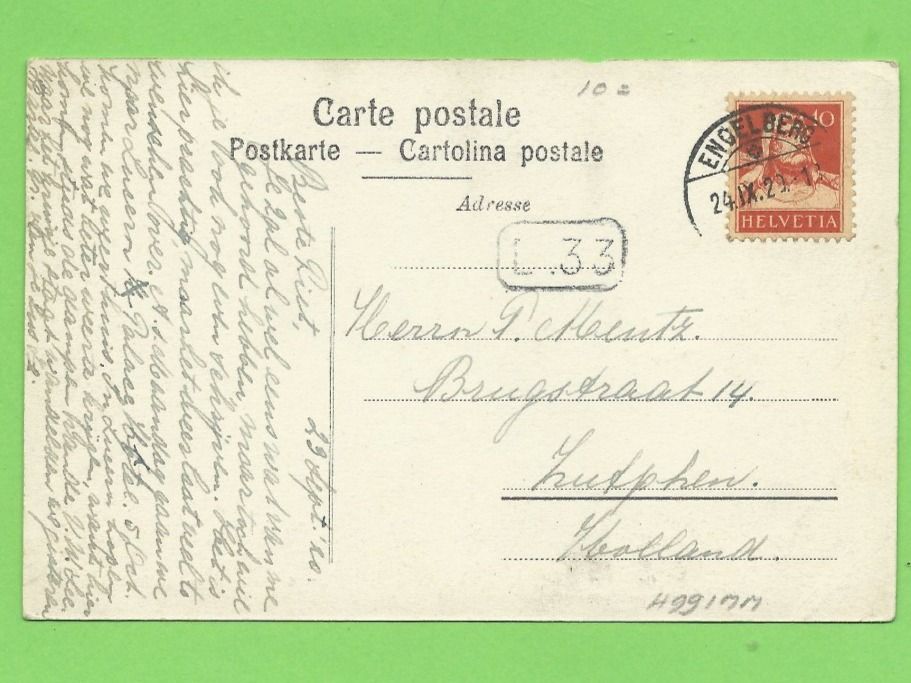 Cartoline postali: Engelberg gegen die Arnialp – Usato da Zürich venduto da t24_de 1