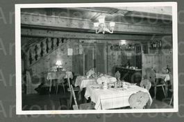 AK sw Samaden GR Café Crasta,P. Fimian ≈ 1940
