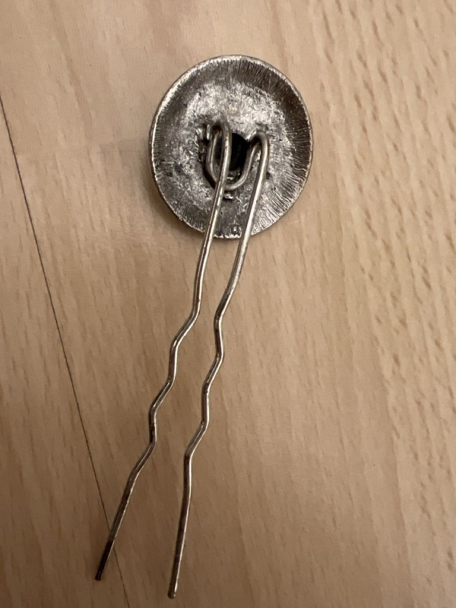 Accessori per capelli: Grosse Haarklammer/ Haarnadel mit Stein – Usato da Luterbach venduto da vatab 1