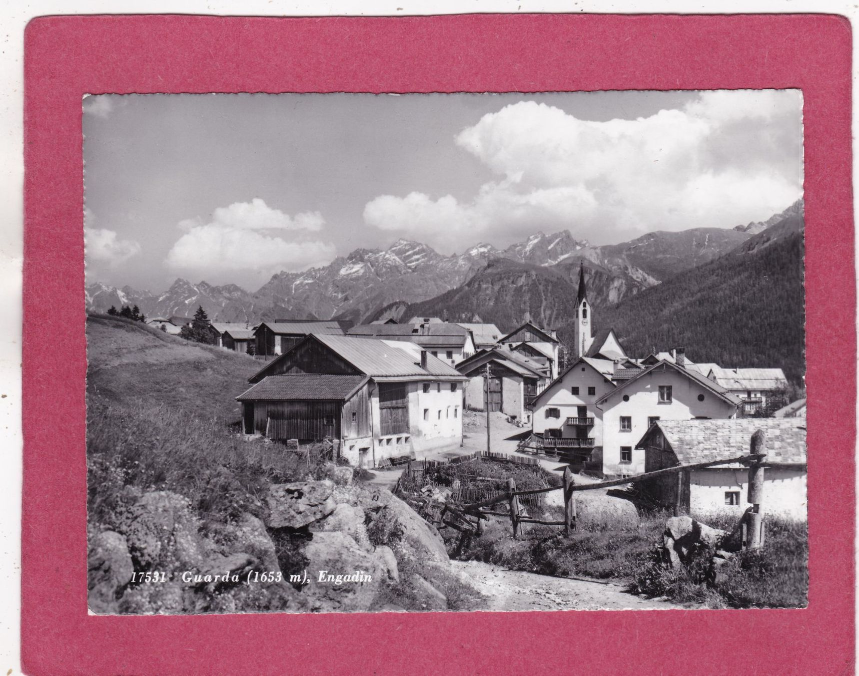 Ansichtskarten: Guarda 1966 – Gebraucht aus Herisau von Lisegrat2008