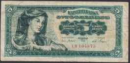 Jugoslawien 5 Dinara 1965