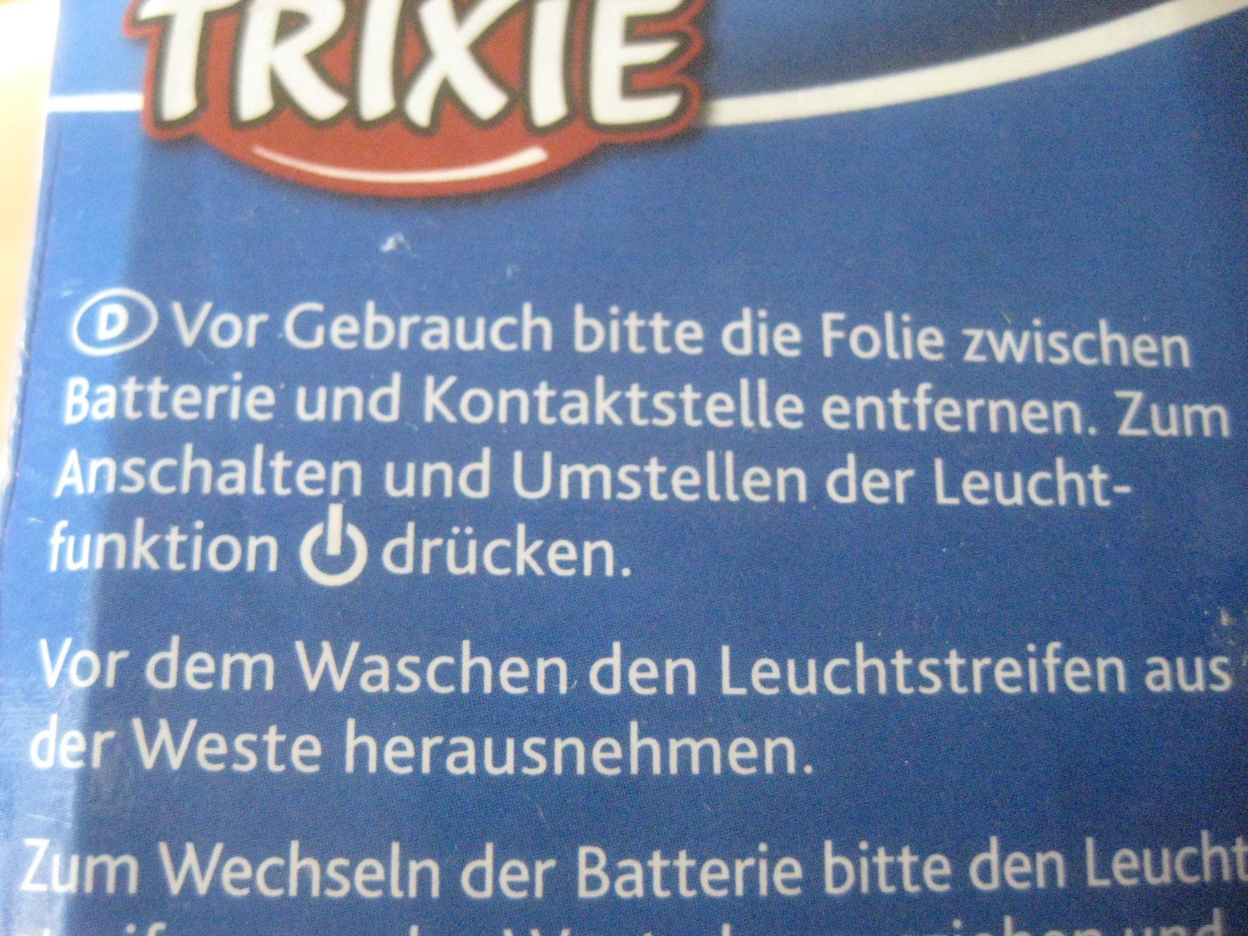Trixie Vêtements: HUNDE   SICHERHEIT  LEUCHTWESTE – Neuf (Voir description) à Uster par flocke1 2
