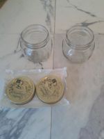 2 schöne Einmachgläser "Quattro Stagioni" ungebraucht 50cl