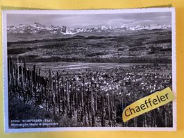 Weinfelden (Thg.) Blick gegen Säntis und Churfirsten