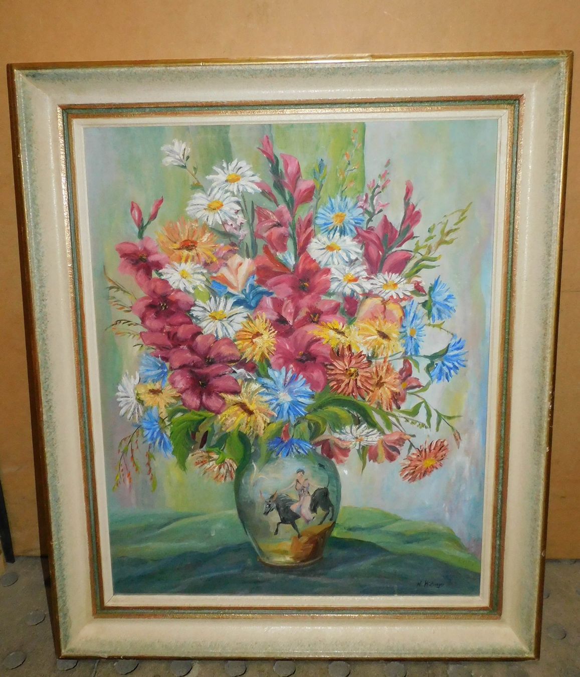 Dipinti: Kunst Kunst - Stillleben v Hollinger Ölbild – Usato da Sursee venduto da 76 3