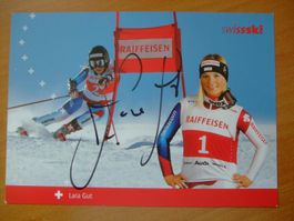 LARA GUT (CH) SKISTAR AUTOGRAMMKARTE
