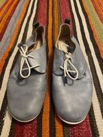 Pikolinos hellblaue spanische Lederschuhe