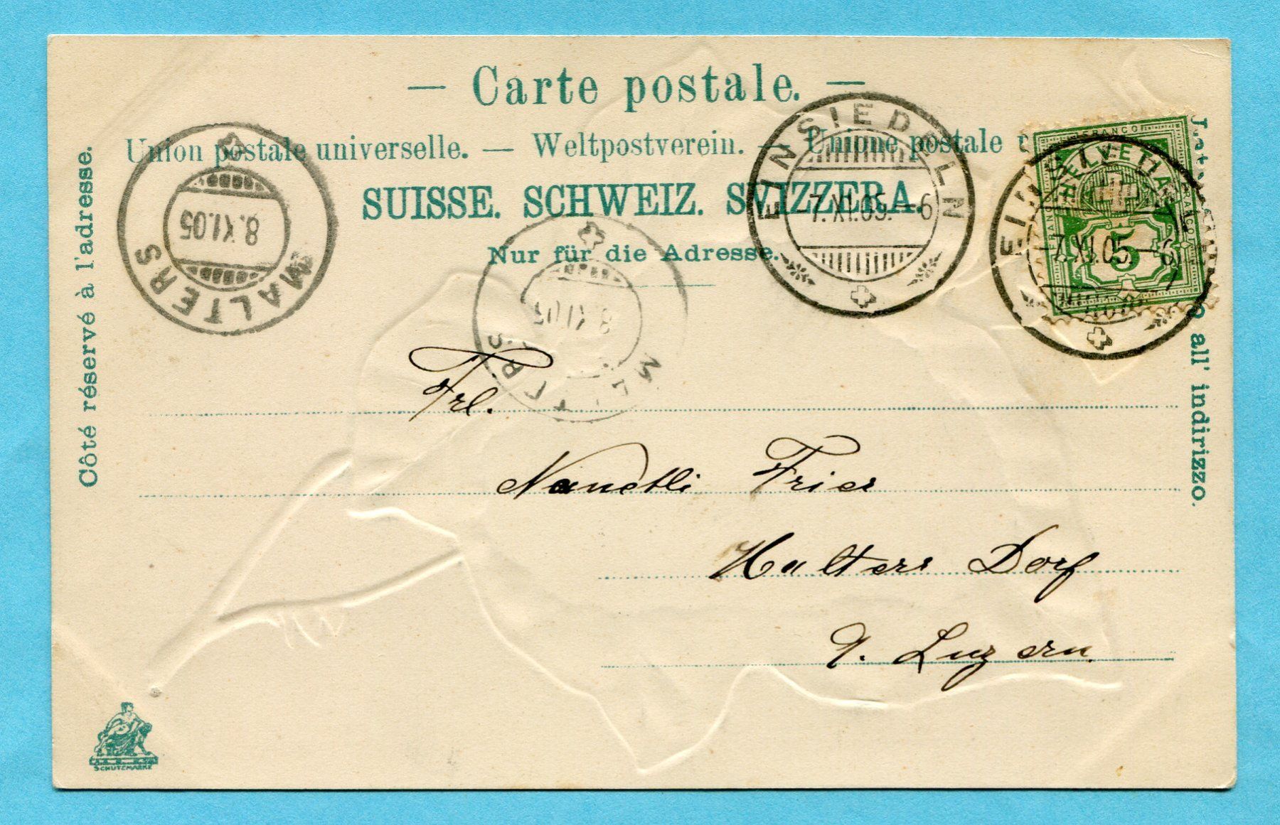 Cartoline postali: Einsiedeln 1905 – Usato da Opfikon venduto da Prophila 1