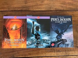 Lot de 3 livres Percy Jackson Rick Riordan francais