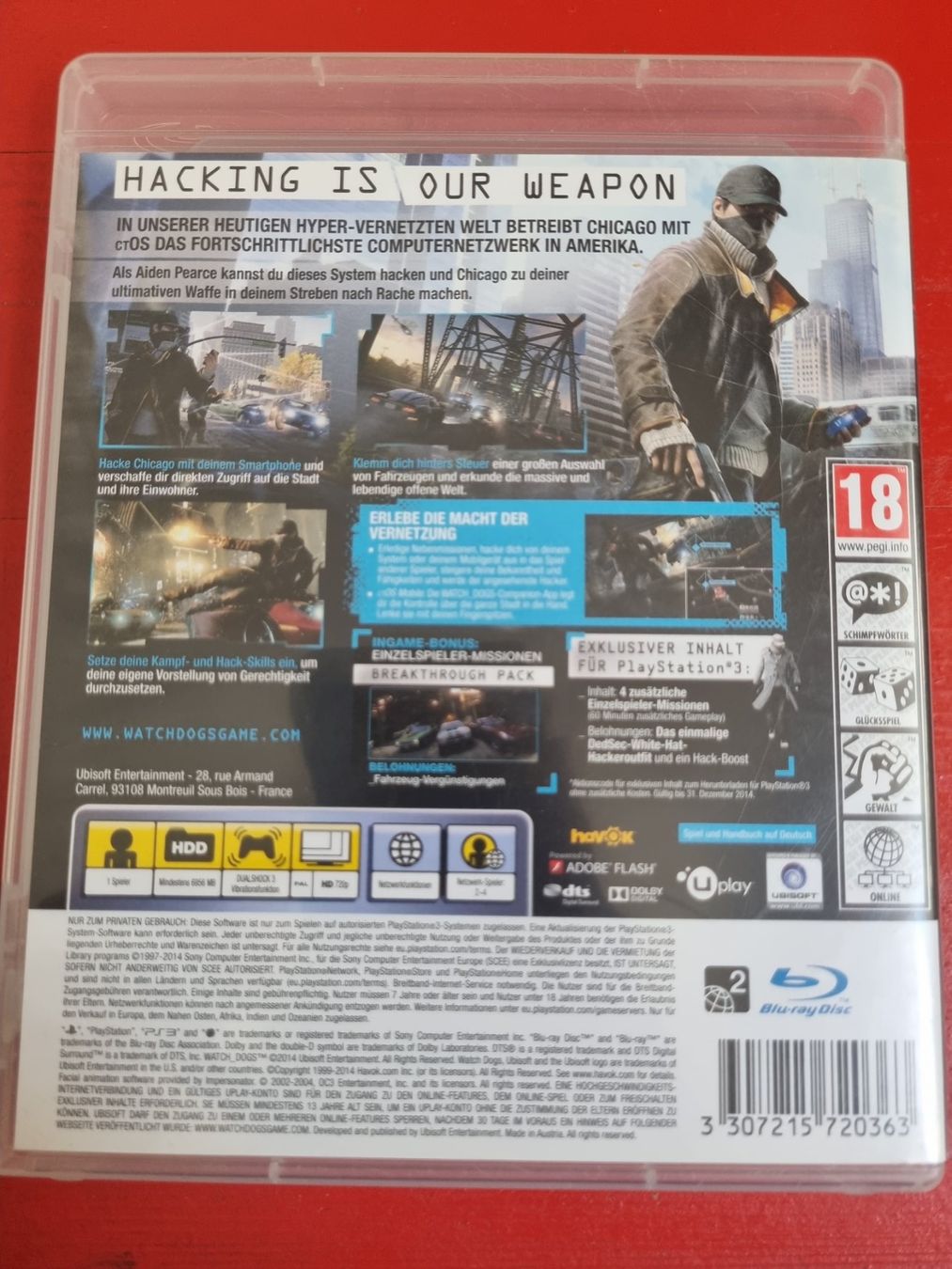 Sony Spiele: Watch Dogs Special Edition PlayStation 3 – Gebraucht aus Pollegio von Isaiaaaa96 1