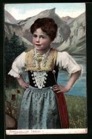 Niedliches Mädchen in Appenzeller Trach