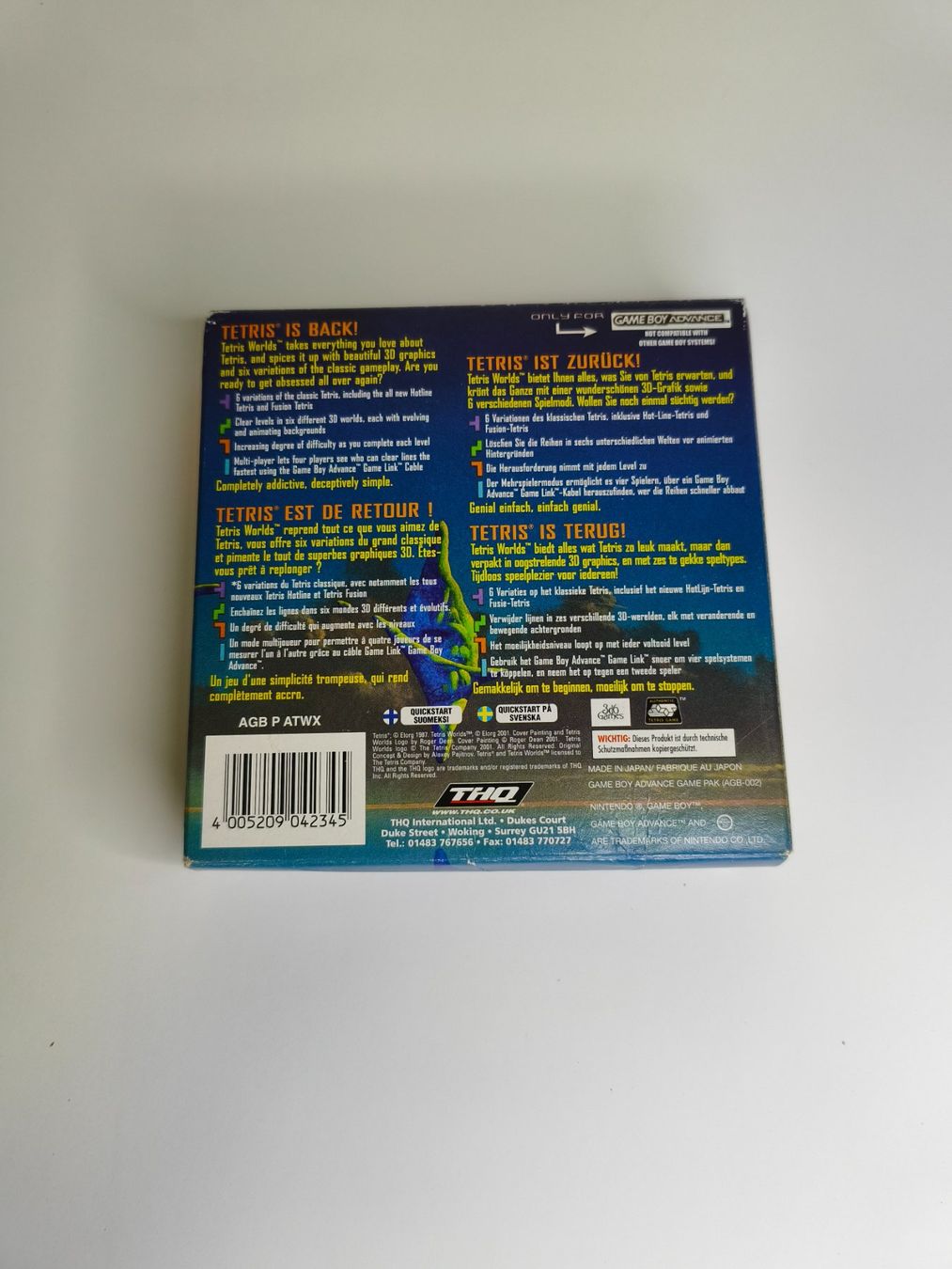 Spiele: Tetris Worlds OVP - Game Boy Advance – Gebraucht aus Thun von SkateAndDie 3