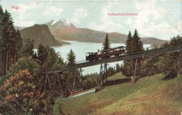 Rigi SZ Schnurtobelbrücke bahn