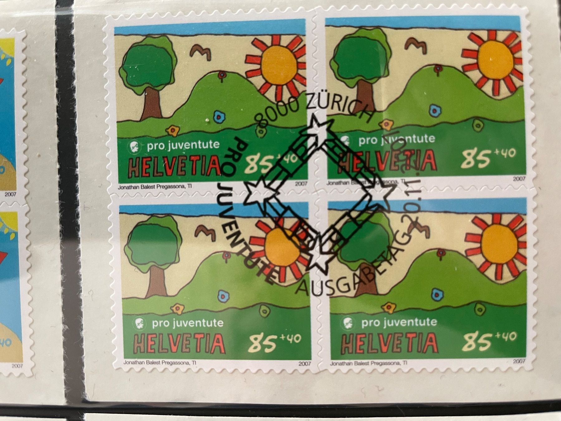 Tutti i francobolli: PJ 2007, 1er jour – Usato da Sonceboz-Sombeval venduto da Comment2 3