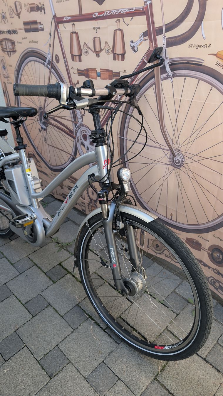 Flyer Velos: Flyer E-Bike silber Grösse S gebraucht – Gebraucht aus Menziken von ezadinho 3