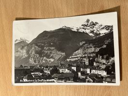 Alte Ansichtskarte St. Maurice VS, handsigniert, Top!