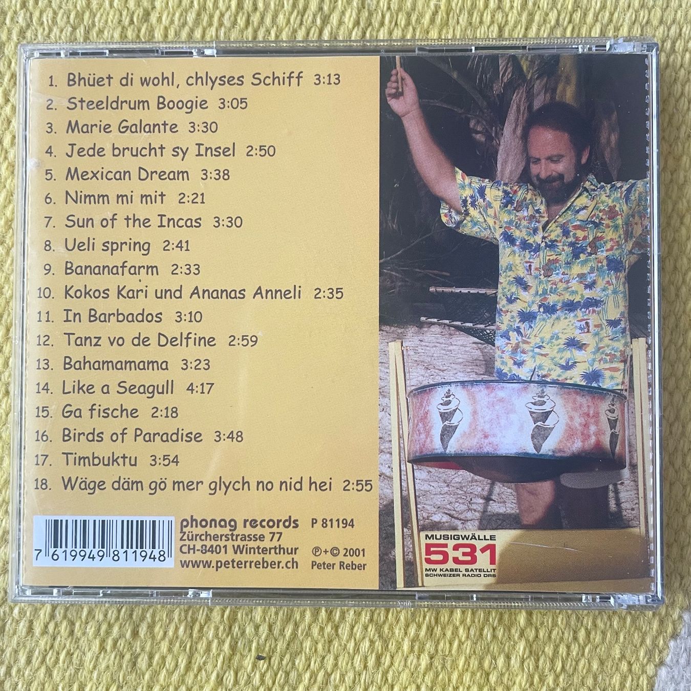 CDs: PETER REBER-KARIBIK STEELDRUM MAGIC HITS INSTRUMENTAL – Gebraucht aus Rorschacherberg von CD-Roli 1