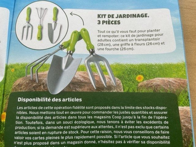 Alle Werkzeuge: CCOP LE PRINTEMPS C'EST GEANT KIT JARDINAGE NEUF – Neu und originalverpackt aus Bernex von eunicefitz 2
