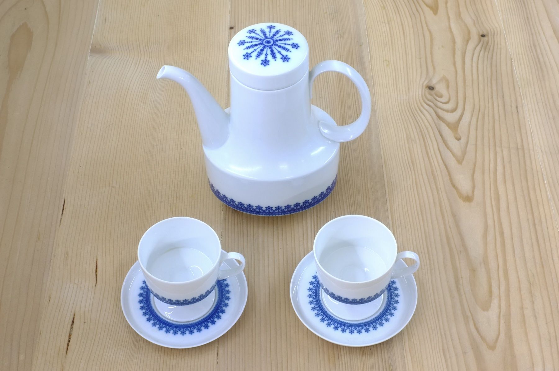 Rosenthal Set di piatti: Service Rosenthal Composition, Kobaltborte, Wirkkala 60er – Usato da Basel venduto da si-belle 3