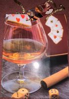 Geschenktüte Verpackung Karten Würfel Glas Geschenk Tüte
