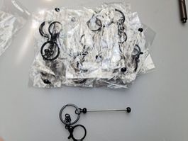 19 Rohlinge Schlüsselanhänger