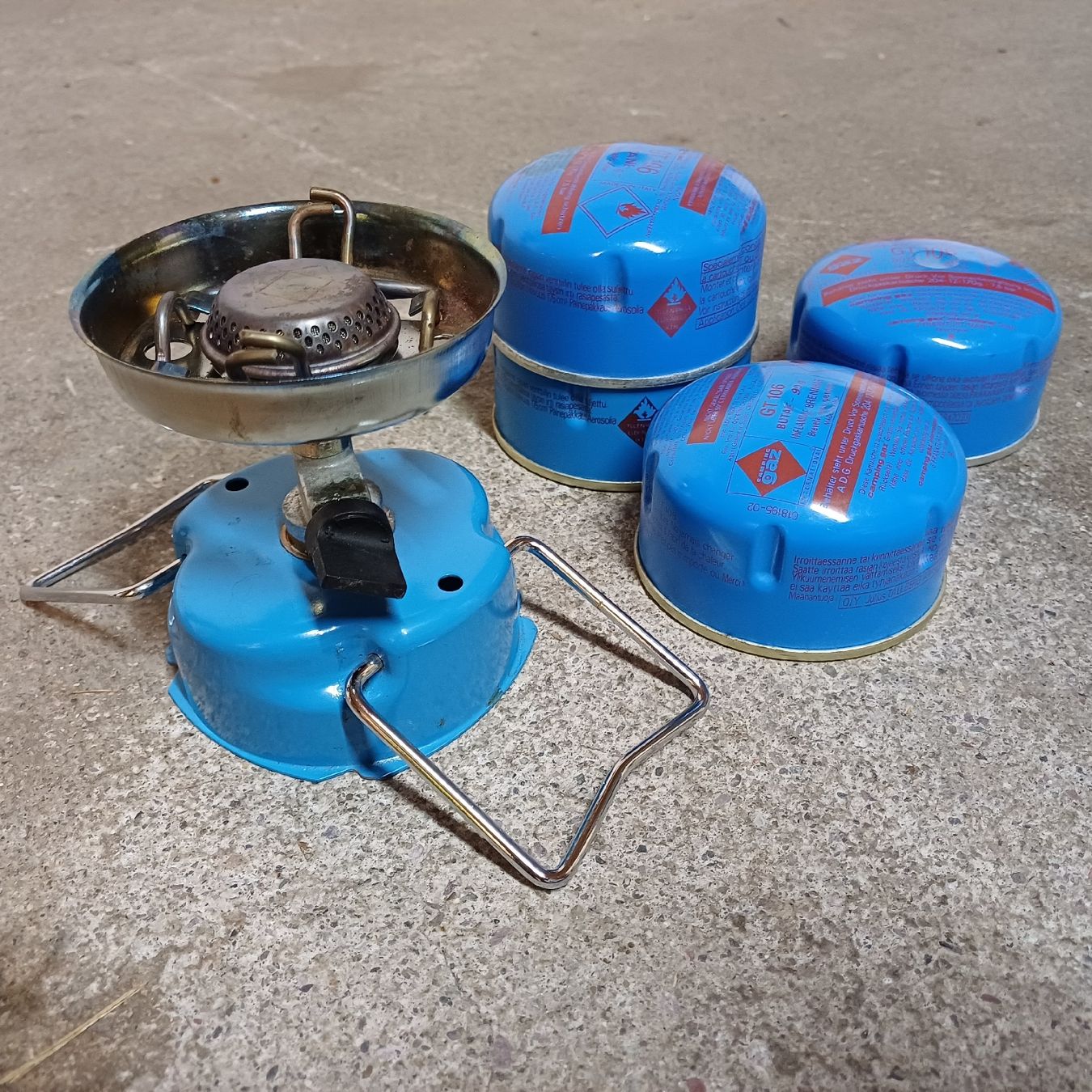 Cucine complete: Gaskocher, Rucksackkocher – Usato da flums venduto da chaeffi 2