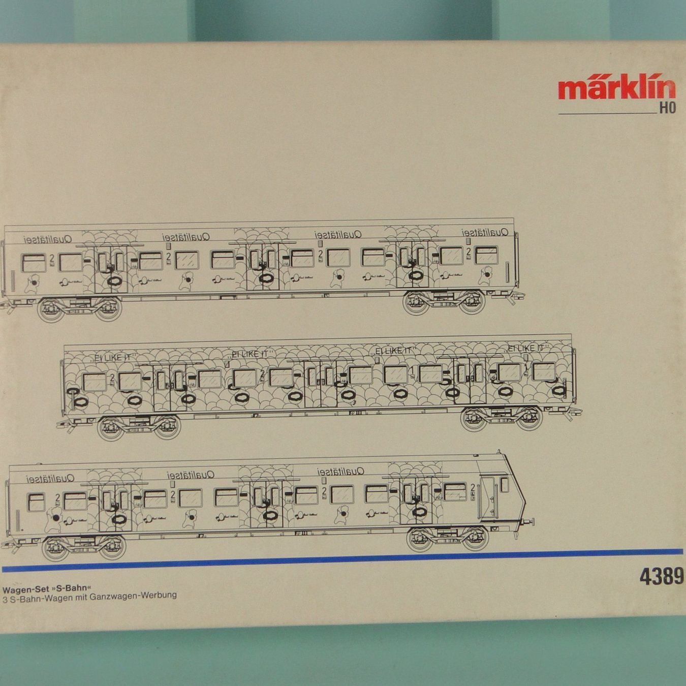 Märklin Modellini di ferrovie: Märklin 4389 Wagen Set Spur HO – Usato da Bülach venduto da cann11 1