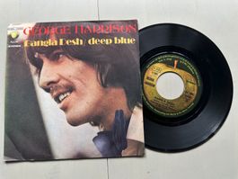 GEORGE HARRISON BEATLES tolle Single Bangla desh Italy diff