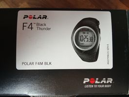 Polar F4 Black Thunder Pulsuhr neuwertig.