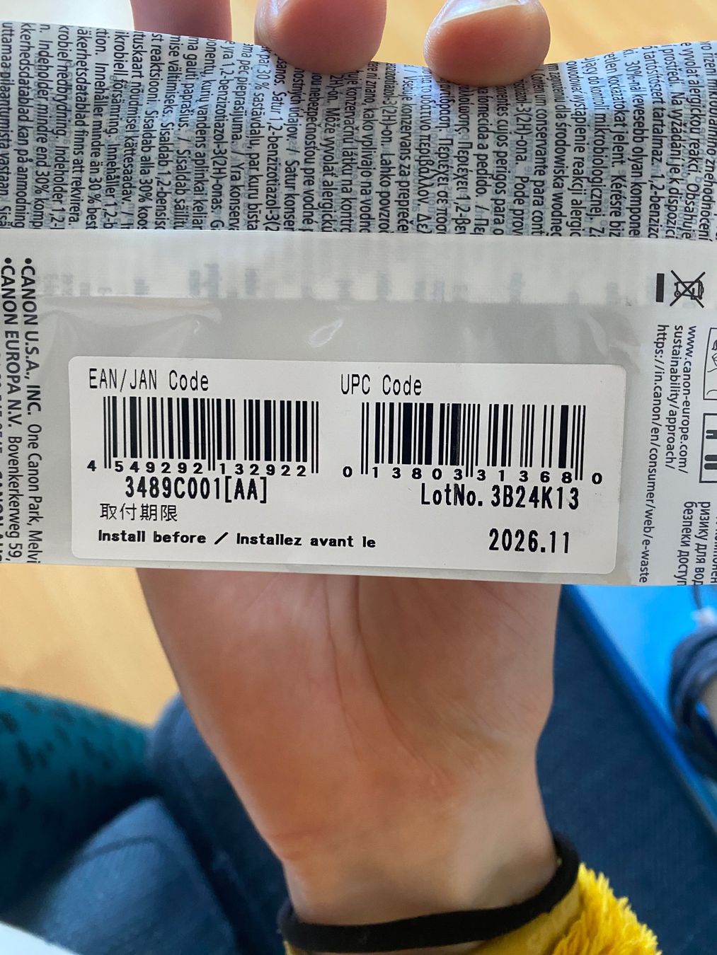 Canon Cartucce per stampanti & toner: Cartouche plotter Canon – Usato da Vevey venduto da Zpahud 1