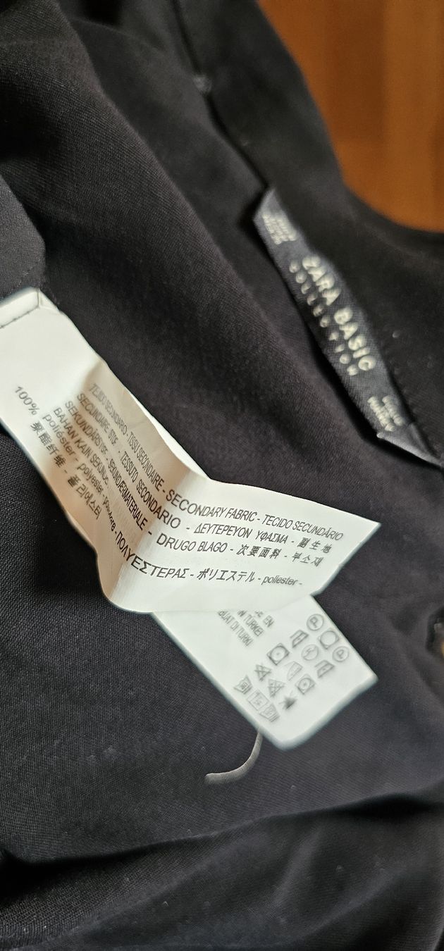 Zara Vestiti: Damen long Weste Schwarz Grösse M ZARA BASIC Collection – Usato da Ferden venduto da jemyce 7