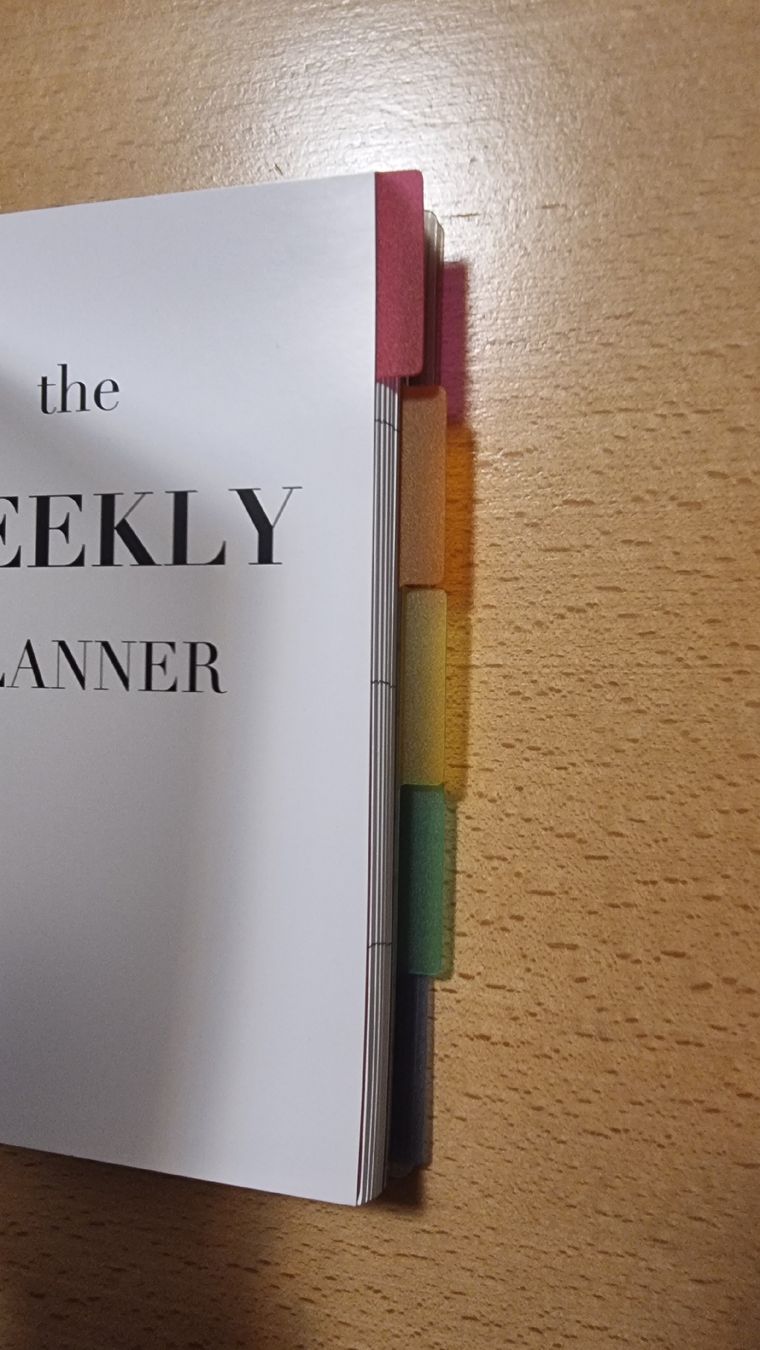 Calendari: Wochenplaner The Weekly Planner mit Register neu – Usato da Steinach venduto da lesefieber 6