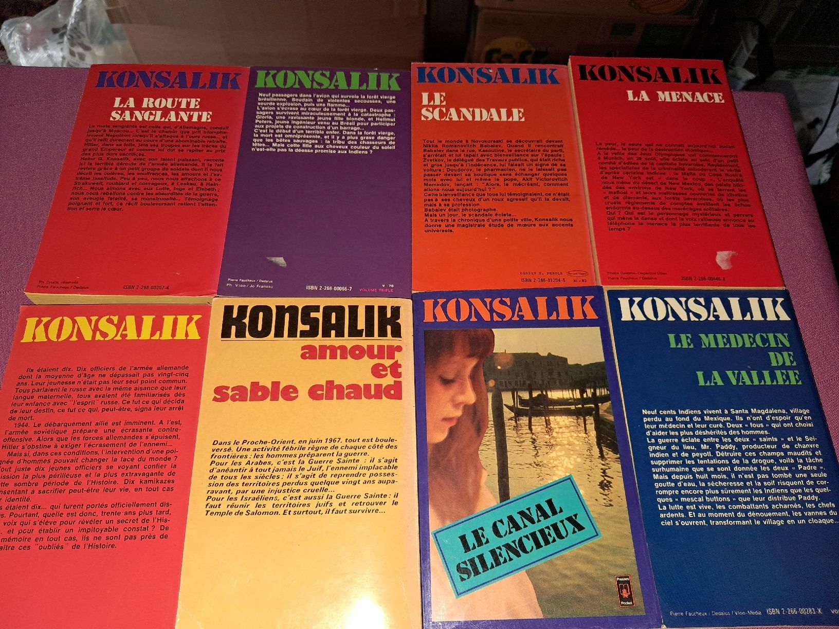 Bücher: Lot de 8 livres KONSALIK – Gebraucht aus Le locle von juliensaran 1
