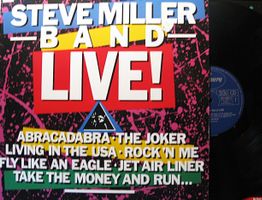 STEVE MILLER BAND "Live!" LP IN NEAR MINT     SUPER ZUSTAND!