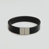 Herren Armband Leder & Edelstahl (M00027)