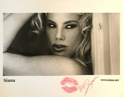 Siana Autogramm signiert Foto 20x25cm