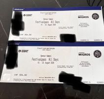 2x Open Air Gampel All Days Festivalpass (Wert CHF 608)