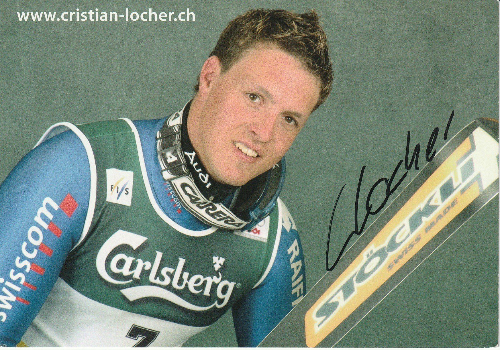 Autografi: Cristian Locher / Originalautogramm – Usato da Schwyz venduto da racingautographs