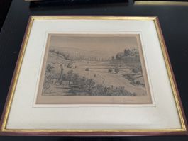 Hans Thoma (1839–1924) – Originalradierung handsigniert
